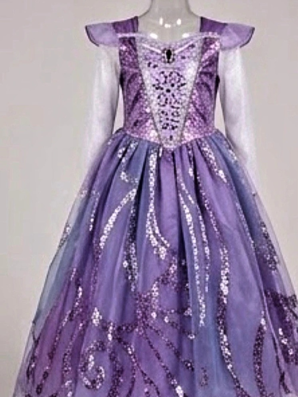 Disney Wicked Glinda Deluxe Costume Purple Theater Costume NWT Women's